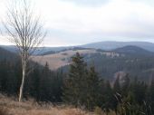Roškové, pohľad smer Hoľa - jama