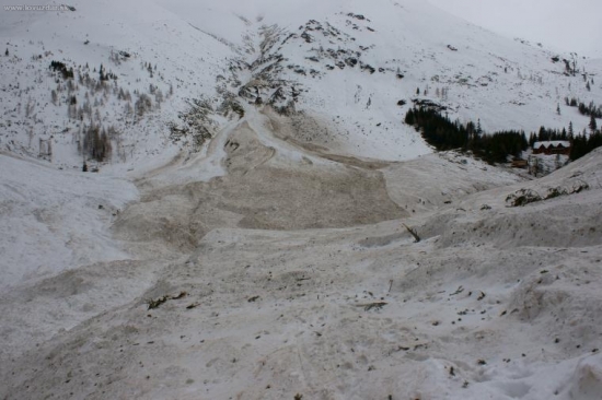 Storočná lavína v Žiarskej doline