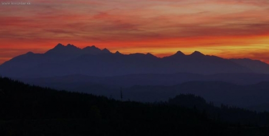 dnesny zapad slnka