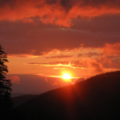 zapadá slniečko