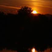 včerajší západ slnka