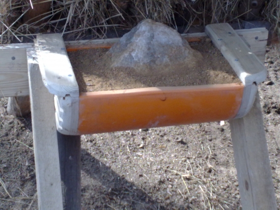 Nový solnik na starom krmelci