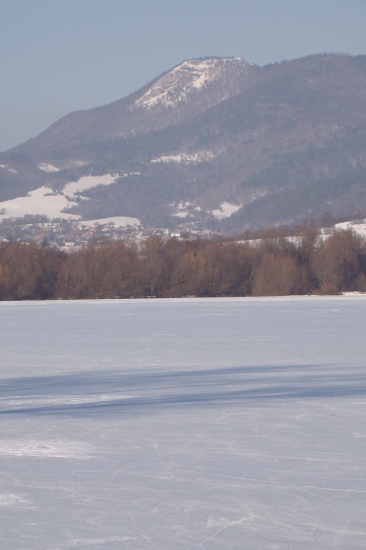 Zamrznutá Rudnianska priehrada
