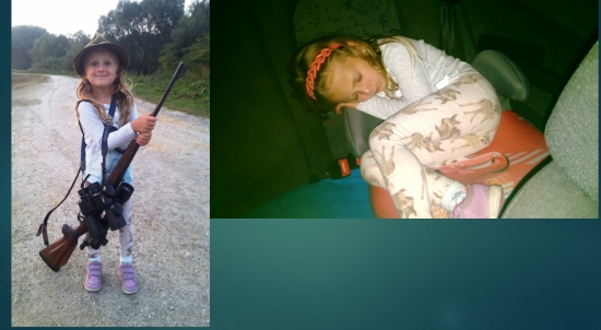 Moja Emka a jej prvá poľovačka.