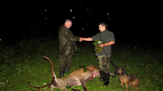 gratulacia a preberanie zálomku za dohladanie.