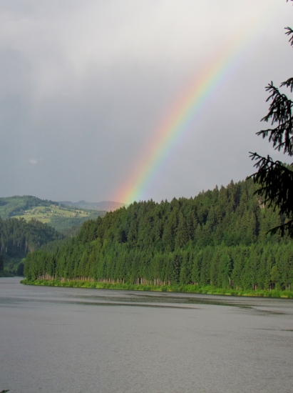 Dúha nad VN Hriňová.