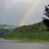 Dúha nad VN Hriňová.