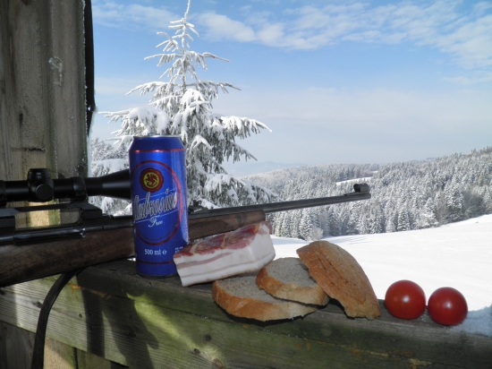 čakanie na líšku...