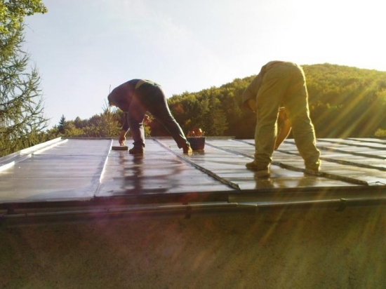 oprava polovnej chaty PZ Strane