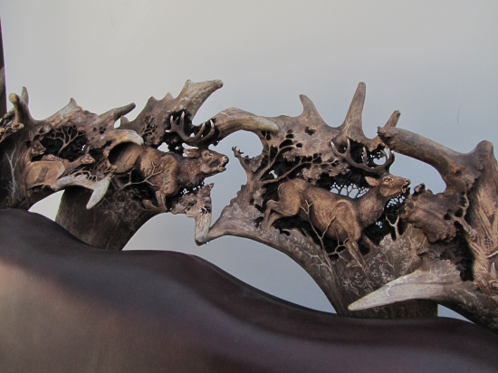 ,jelenia ruja na dančích lopatách,