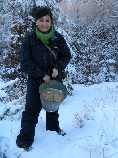 Vianočná večera pre zverinku