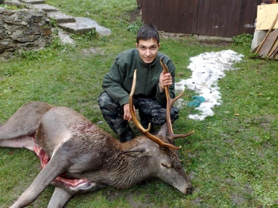 moj prvy  jeleň