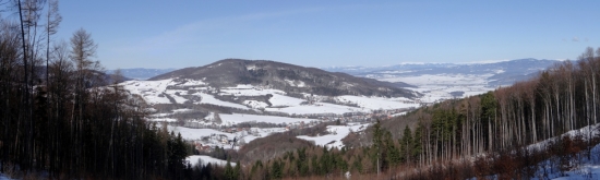 Veľký Korčín 862m.n.m zima