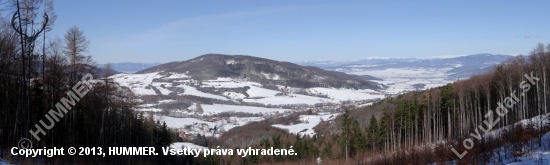 Veľký Korčín 862m.n.m zima