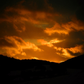 Prvý západ slnka v novom roku