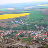 Výhľad z Kosihovského Kamenného vrchu