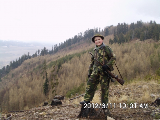 Mladý poľovník...