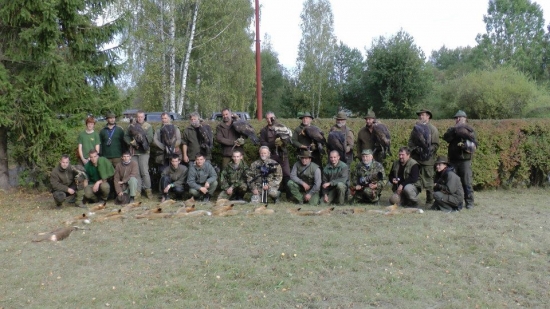 Stretnutie sokoliarov na love líšok orlami 2013
