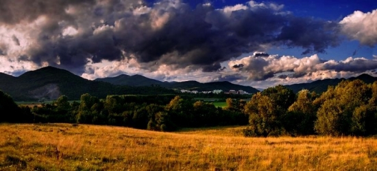 krásny letný podvečer..