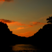 večerný západ....