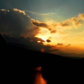 letný večer pred búrkou...