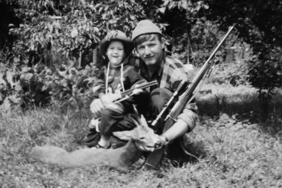 Myslivec už od malička :-)