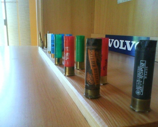 Moja zbierka,nabojov a nabojnic ..
