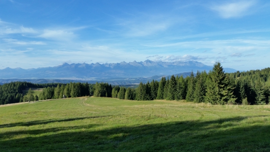 Pohlad z Čertovej na Vysoke Tatry