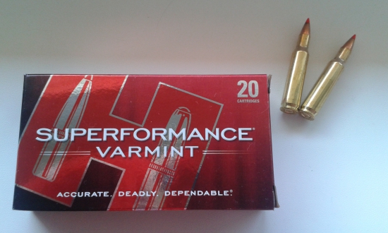 Hornady Superformance Varmint 222Rem 50Gr V-max