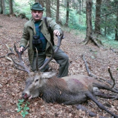 Štastný lovec prvního jelena, 8mi letý přitroubený desaterák