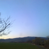 Pohľad s mojej izby na Poľanu