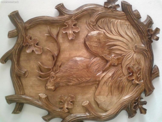 jelenia ruja ( drevorezba 90x70cm)