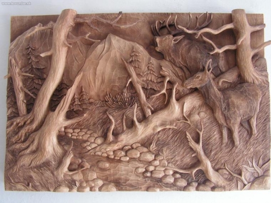 ruja (drevorezba 100x70cm)