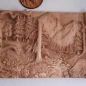 kriváň (drevorezba100x60cm)
