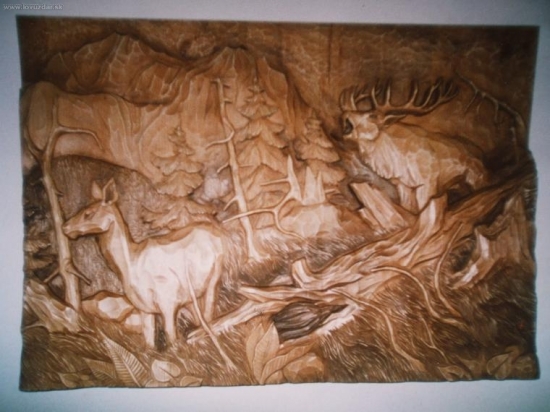 Ruja 2 (drevorezba 100x70cm)