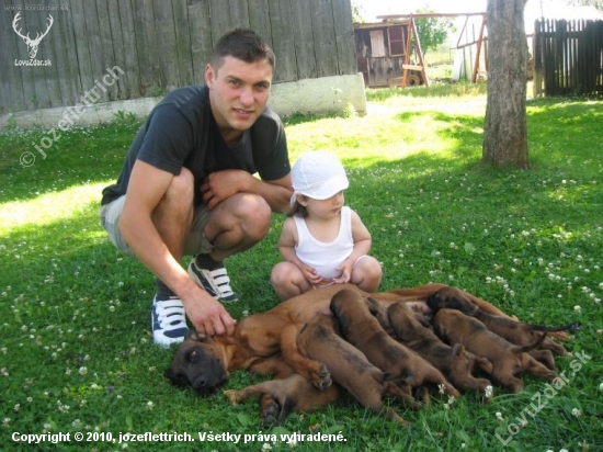 Cinda a jej prvy vrh Brockeje dolina 2009