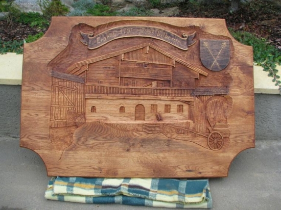 nachystáno na rodinné výročí-dub 160x110cm