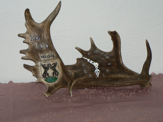 hodiny s erbom Velcic