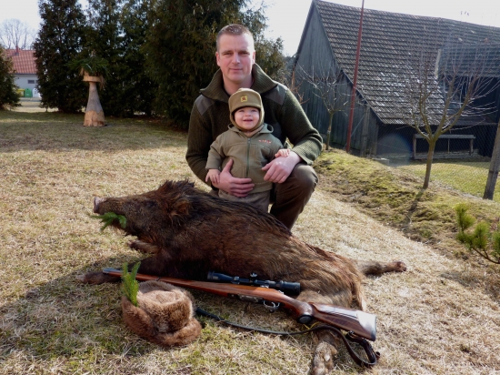 společná radost z úlovku