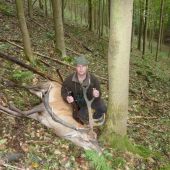 můj letošní jelen z místa ulovení