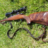 moje nová CZ 550 FS ráže 8x57JS s pažbou od pana Wiesnera