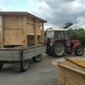 vývoz nového krmelca 3,5 x 2,10 x 2 m