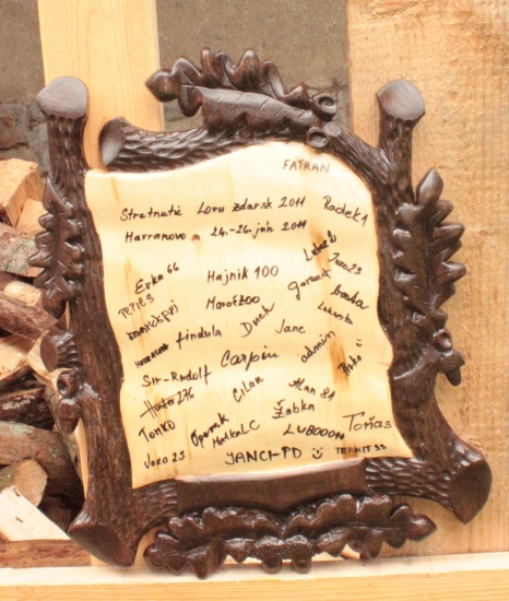 niečo na pamiatku na chatu Havranovo :-) moja práca