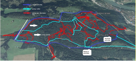 GARMIN ASTRO 320 + DC 50 navigácia v praxi  II.  Rok 2014