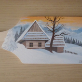 Drevený Lopárik Zima 1