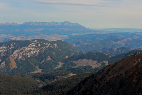 výhľad z Ďumbiera