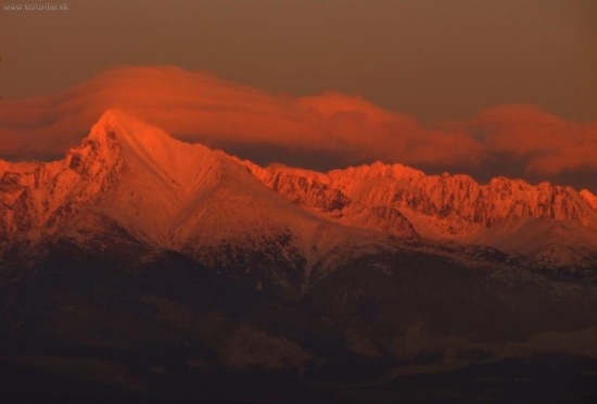 dnešný západ slnka