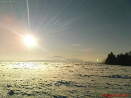 vysoke tatry a zapad slnka :D