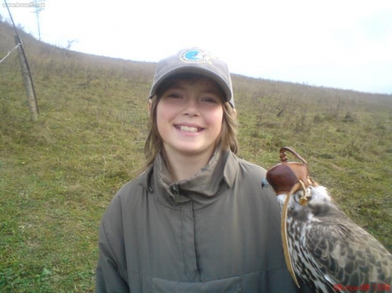 Naša sokoliarka Kika