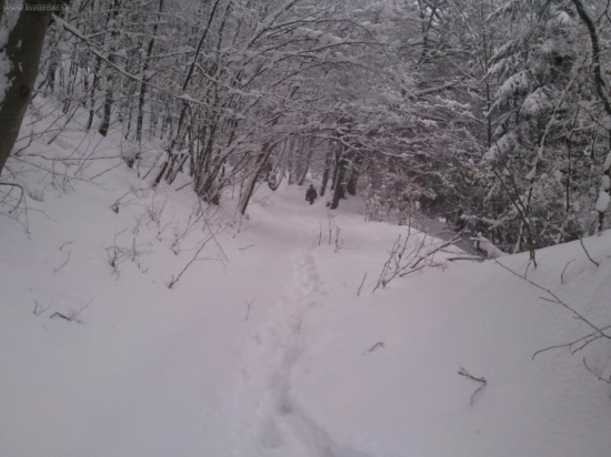 A do tohto sme stúpali v 30cm snehu.